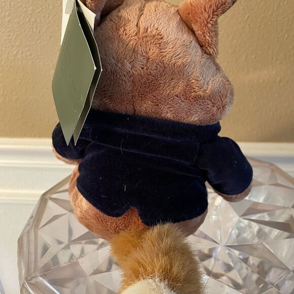 Harrods Hedgerow Velvet Jacket Fox Plush Vintage NWT - Picture 9 of 14